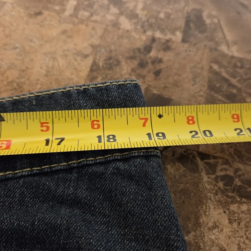 Levi's sz 16M women's Low Flare 542 jeans flap pocket stretch Y2K